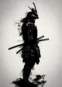 Guerrier samouraï dessin : l’art japonais qui sublime votre décoration - Ploy-art