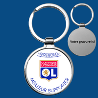 Porte-clé personnalisé pour supporter de foot - Ploy-Art -gravure&sublimation-