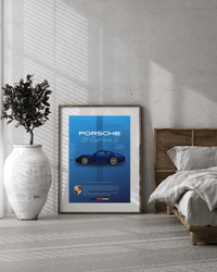 Décoration mural métal– Porsche 911 Carrera S