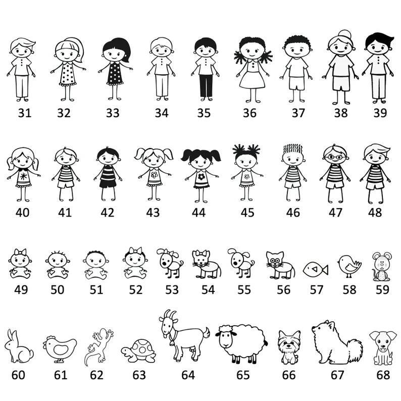 porte clé famille
