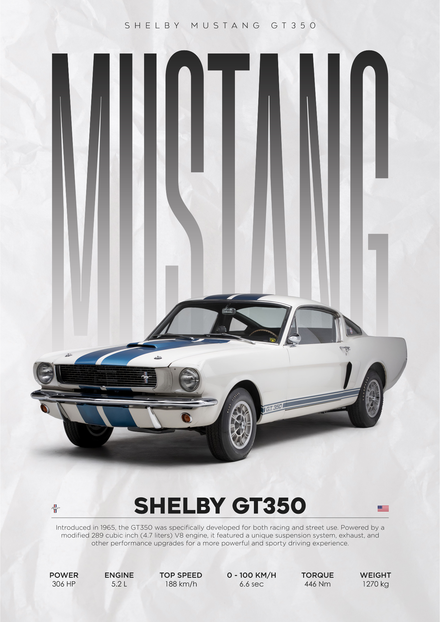 affiche voiture de sport