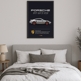 Porsche dans une chambre