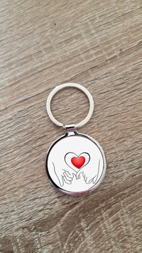 Porte-cle personnalise – Idee Saint-Valentin 2026, symbole amour