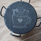 Sous-Verres en Ardoise motif chat - Ploy-Art -gravure&sublimation-