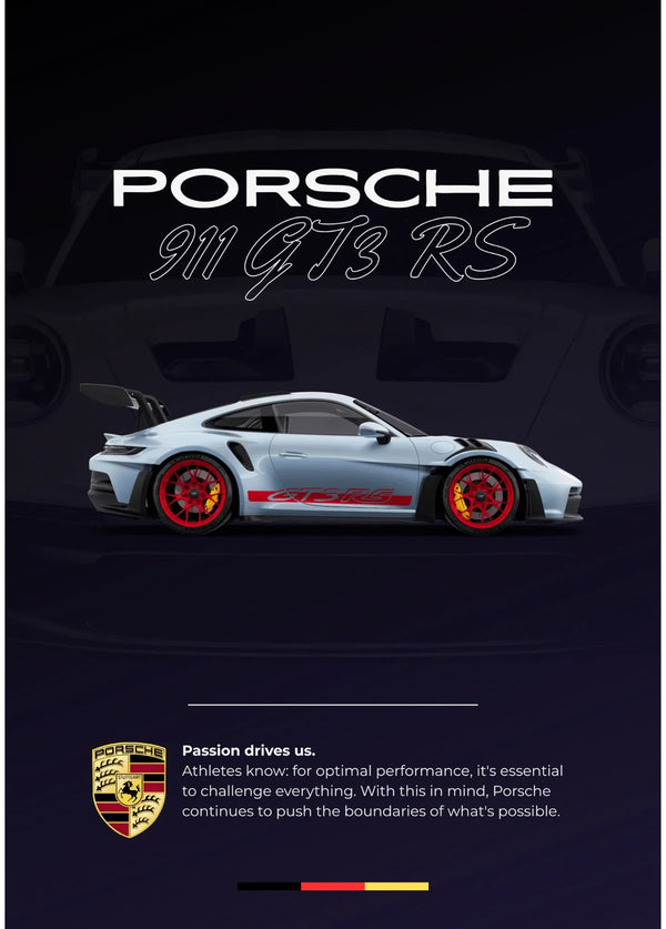 affiche porsche 911 GT3 RS