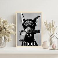 Tableau déco mural Doberman Dior - Ploy - art