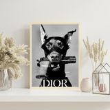 Tableau déco mural Doberman Dior - Ploy - art