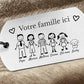 porte clé famille personnalisé