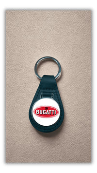 porte clé personnalisé simili cuir bugatti