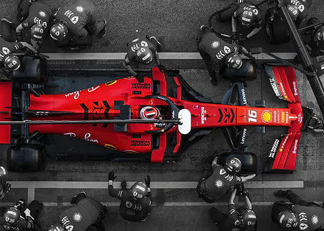 F1 sublimation vue du dessus