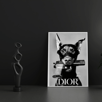 Tableau déco mural Doberman Dior - Ploy - art